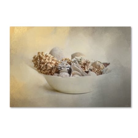 Jai Johnson 'A Bowl Of Holiday Bounty' Canvas Art,30x47